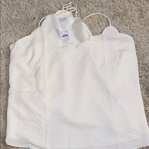 NWT J.Crew scallop dress tank